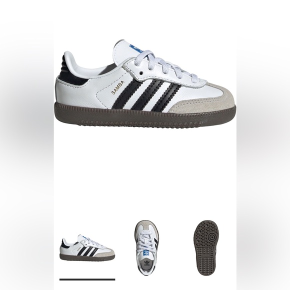 Adidas | Samba | Toddler Kids OG White, Black Gum Sneakers Size 11K - Picture 7 of 7